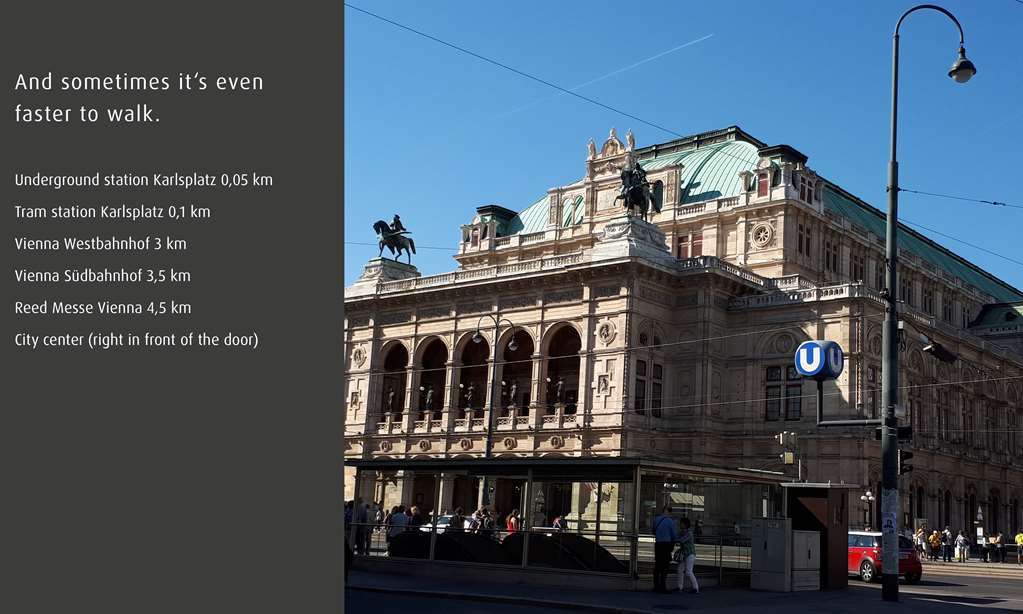 Living Hotel An Der Oper Вена Экстерьер фото